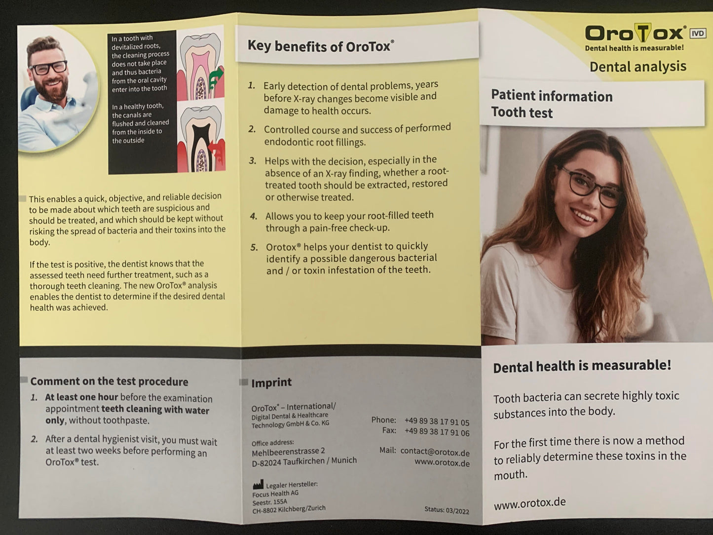 OroTox® Patienten Informationsflyer (zum Nachbestellen) 250 Stck.